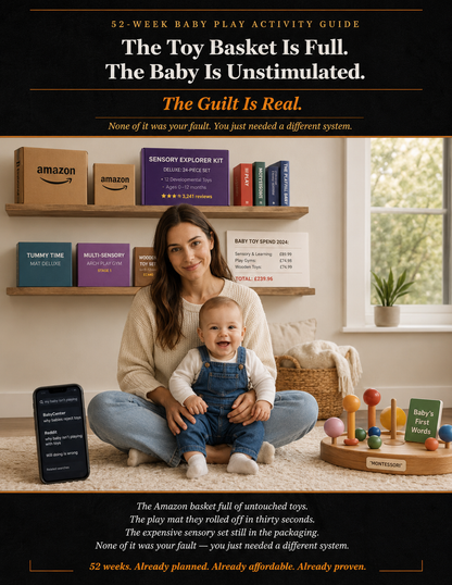Baby Toys Guide: Fewer Toys, Better Development — PDF cover