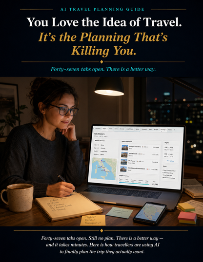 Trip Planning Guide: From Idea to Booked Itinerary — PDF cover