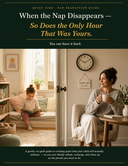 Nap Transition Guide: Dropping Naps Without Meltdowns — PDF cover