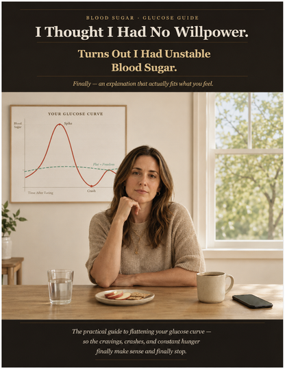 Blood Sugar Guide: Stop Cravings & Energy Crashes — PDF cover