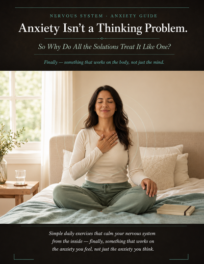 Anxiety Guide: Body-First Techniques That Work — PDF cover