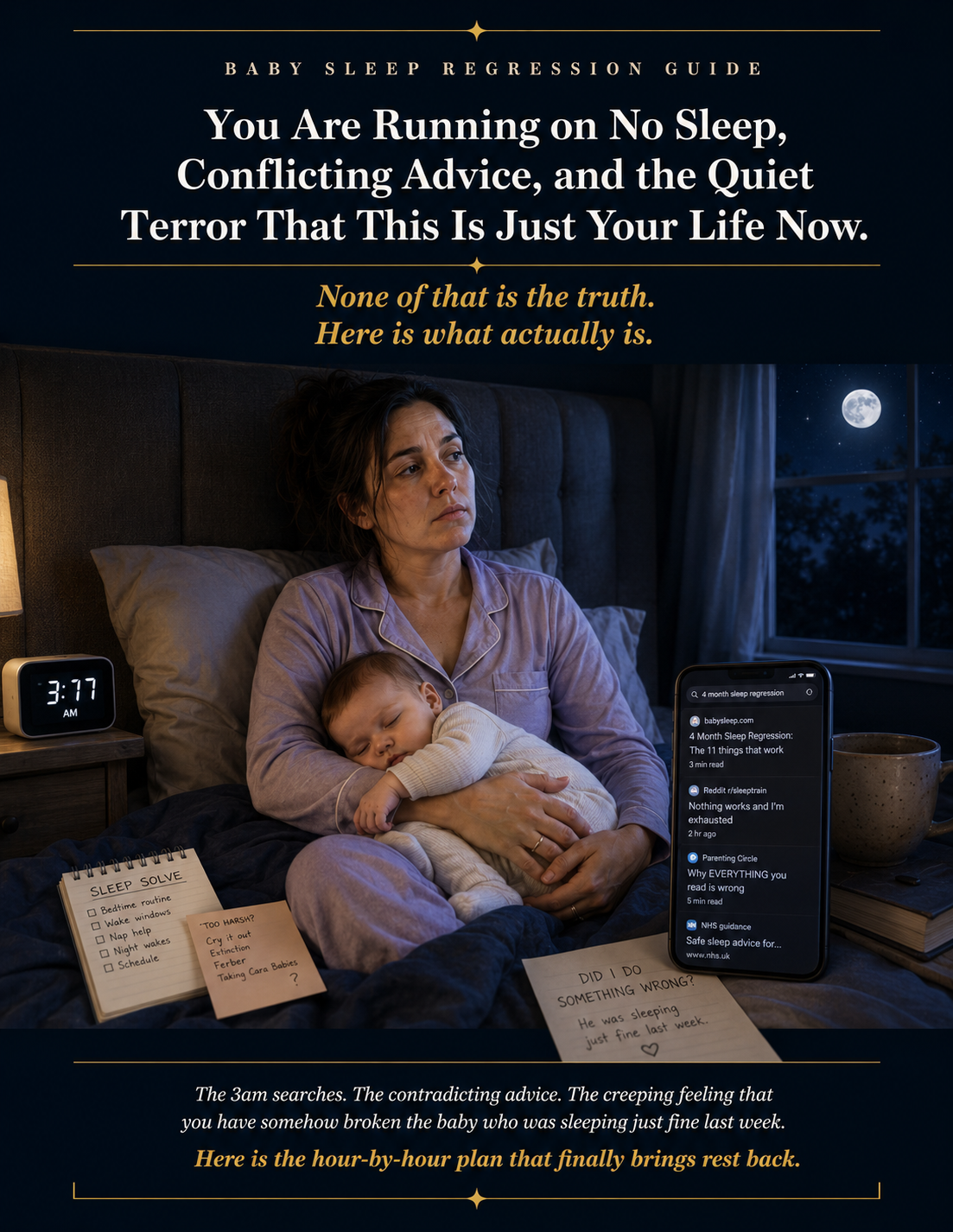 You Are Running on No Sleep, Conflicting Advice, and the Quiet Terror That This Is Just Your Life Now.