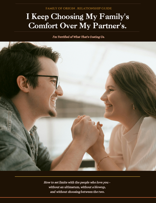 I Keep Choosing My Family's Comfort Over My Partner's