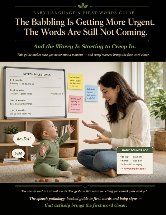 The Babbling Is Getting More Urgent. The Words Are Still Not Coming. And the Worry Is Starting to Creep In