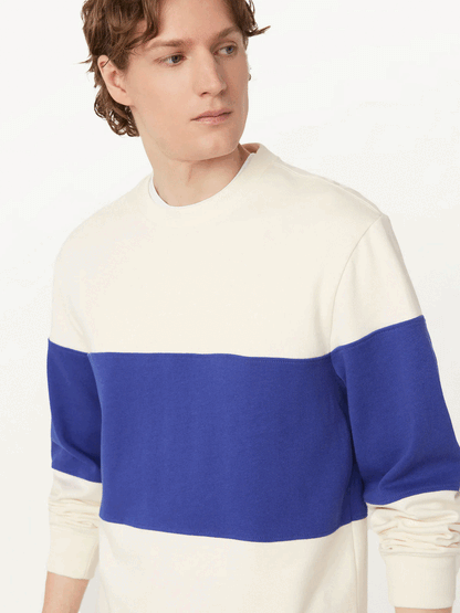 The Rugby Long Sleeve T-Shirt in Carpenter Blue