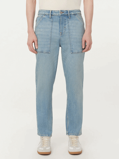 The Finn Relaxed Tapered Jean in Light Blue