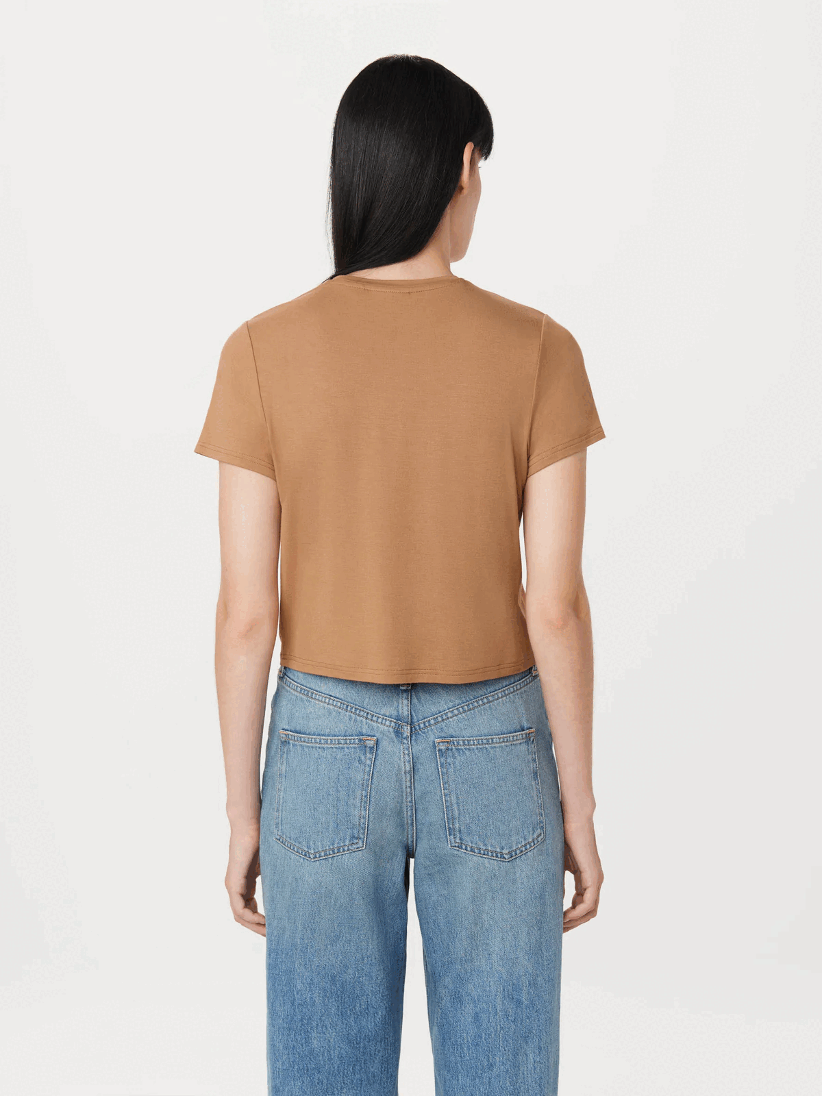 The Relaxed Fluid T-Shirt in Nutmeg