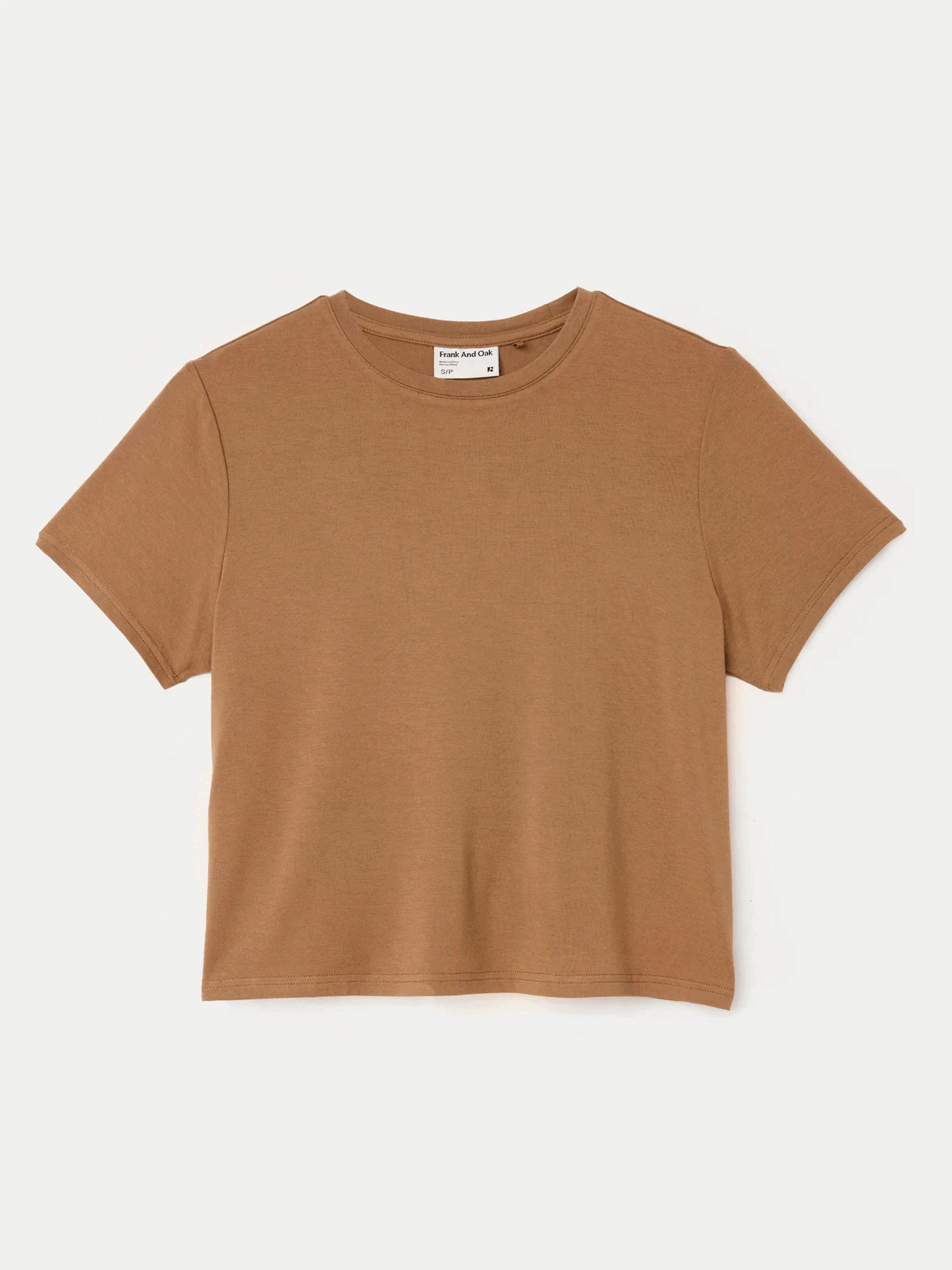 The Relaxed Fluid T-Shirt in Nutmeg