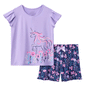 Girls 4-12 Cuddl Duds Pajama Graphic Top and Pajama Shorts Set