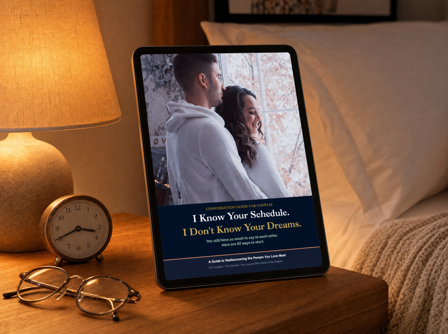 I Know Your Schedule. I Don't Know Your Dreams.