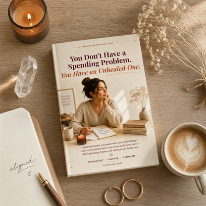 Emotional spending guide interior page — identifying spending triggers