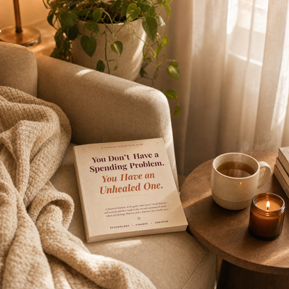 Emotional spending guide interior page — planned guilt-free spending