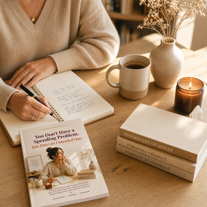 Emotional spending guide interior page — building a system that holds