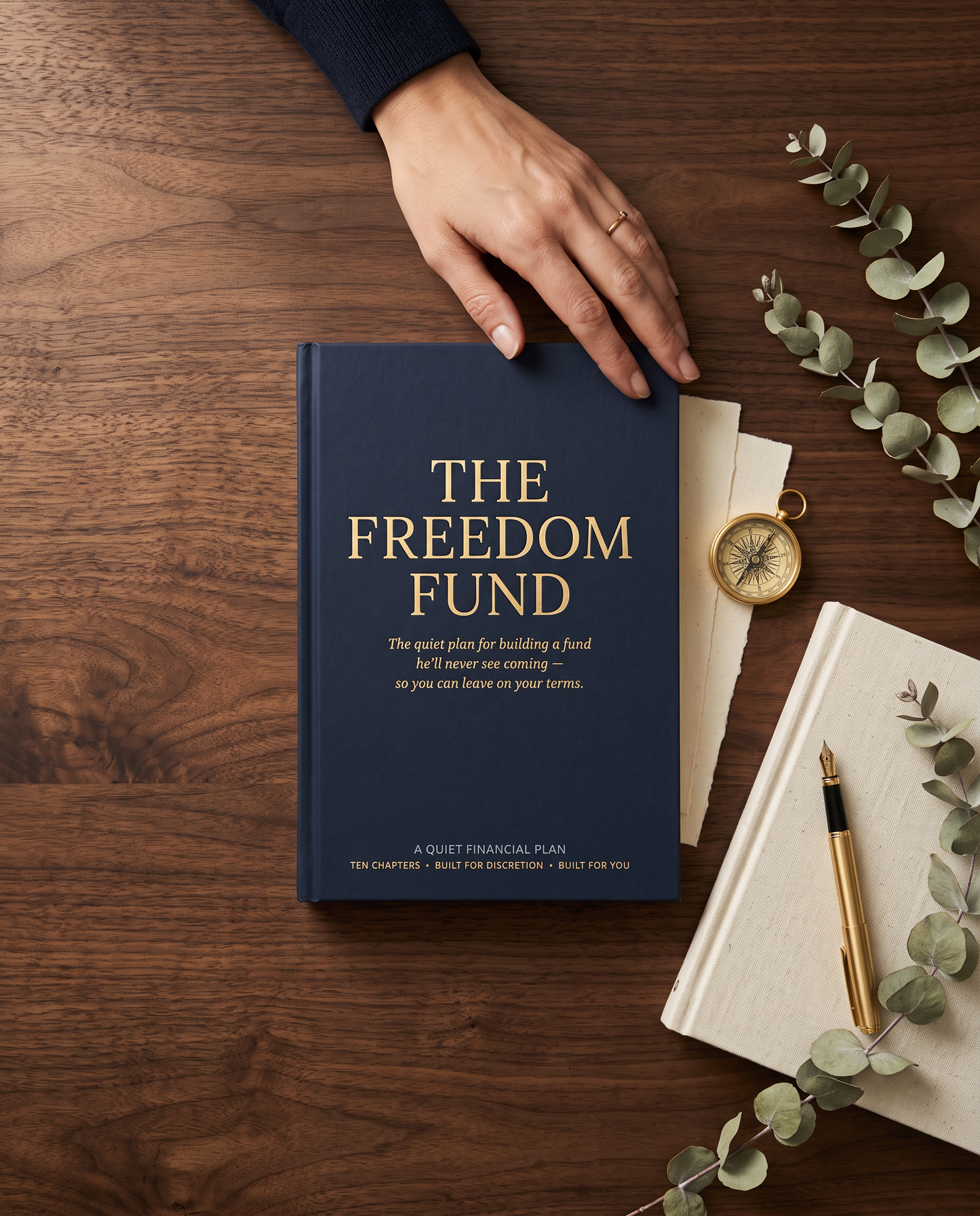 Financial independence guide interior page — building savings from a small base