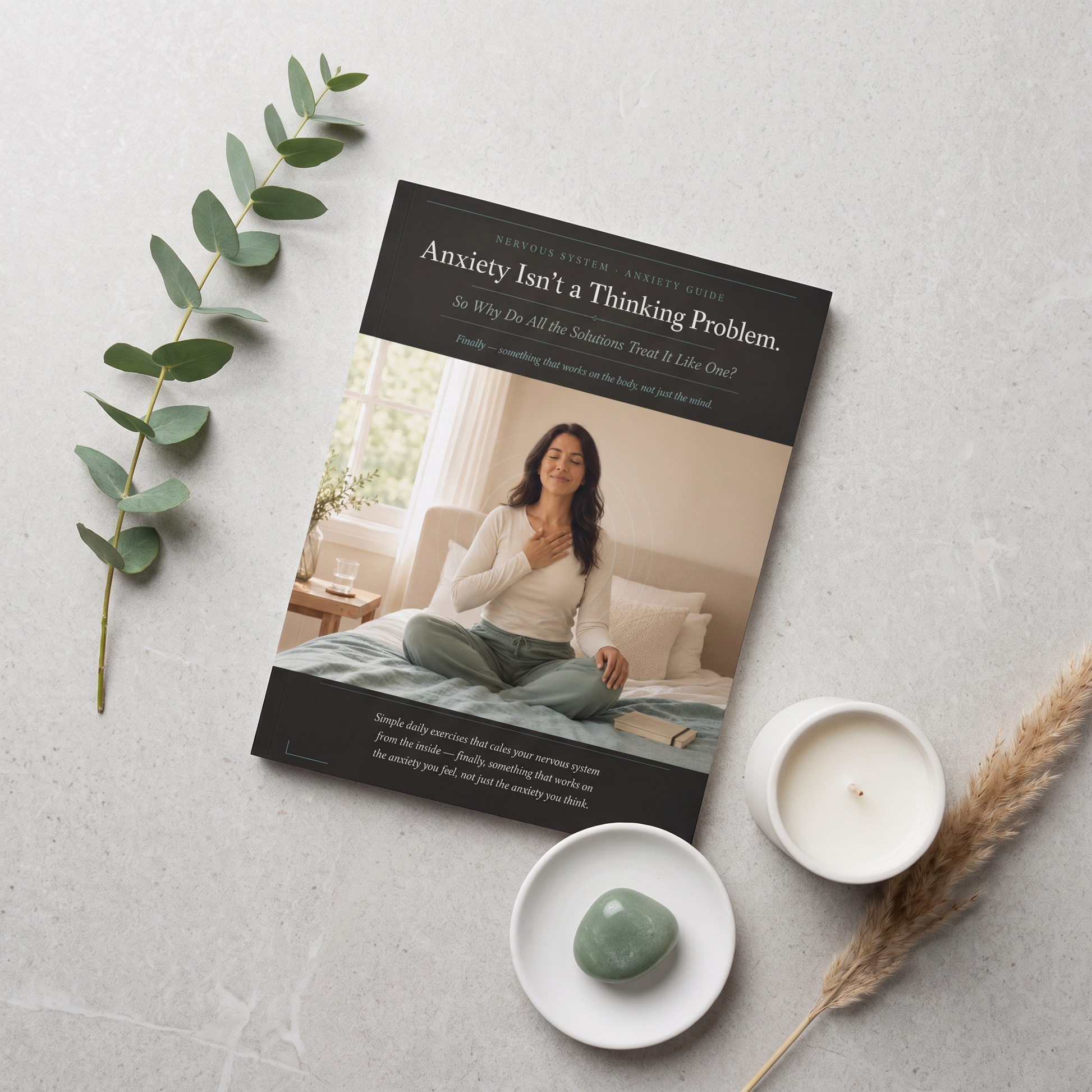 Anxiety guide interior page — extended exhale breathing