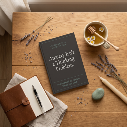 Anxiety guide interior page — movement to discharge stress