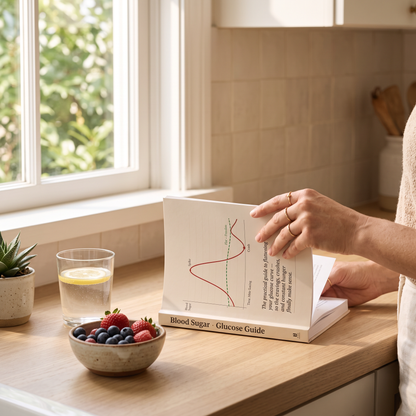 Blood sugar guide interior page — ending the afternoon energy crash