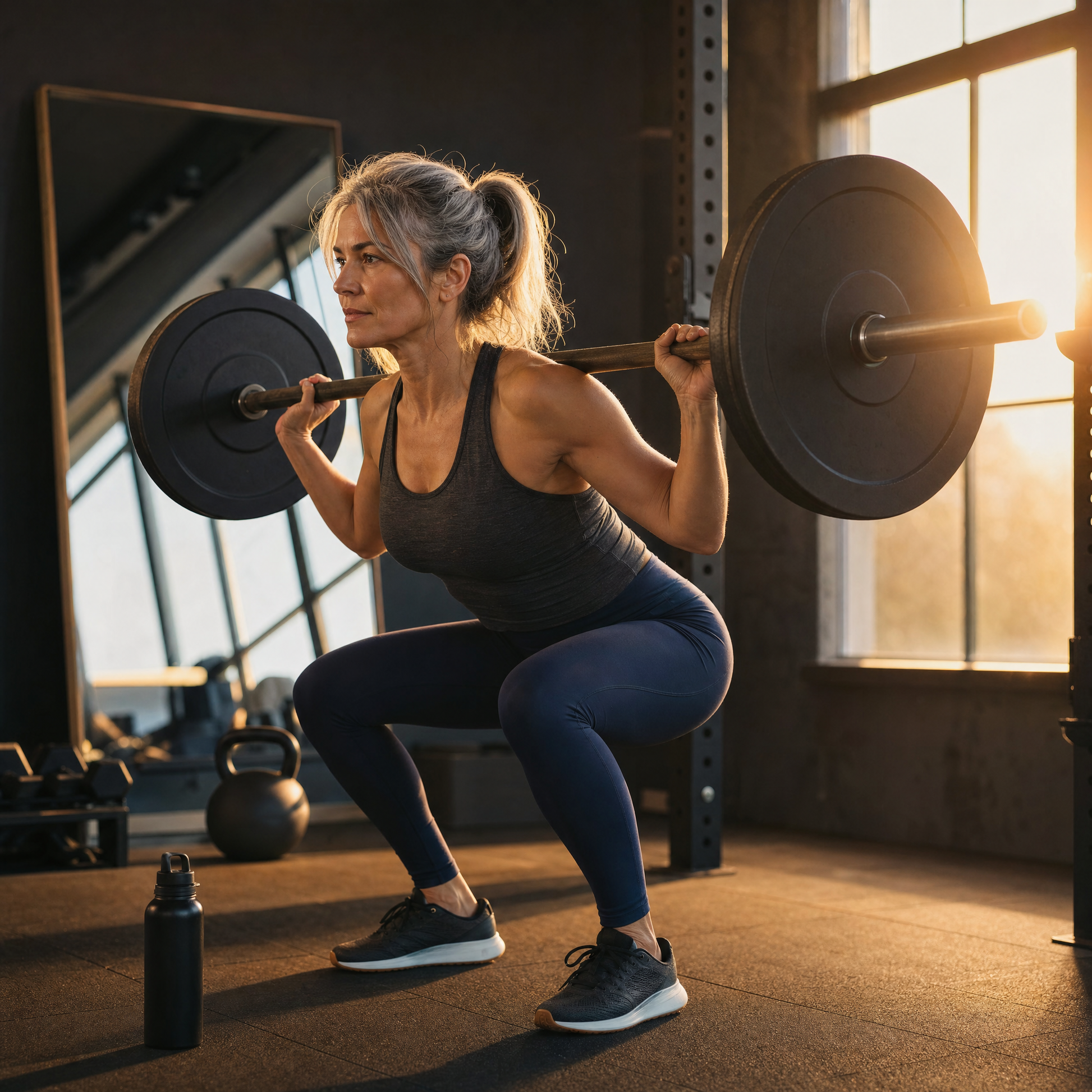 Menopause strength training guide interior page — protein targets