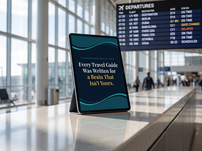 Every Travel Guide Was Written for a Brain That Isn't Yours.