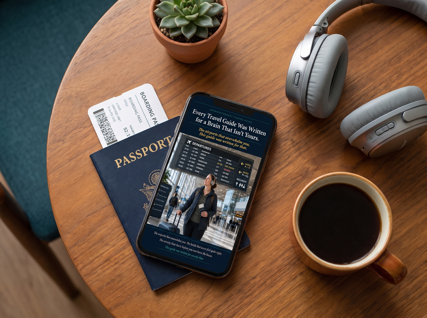 Every Travel Guide Was Written for a Brain That Isn't Yours.