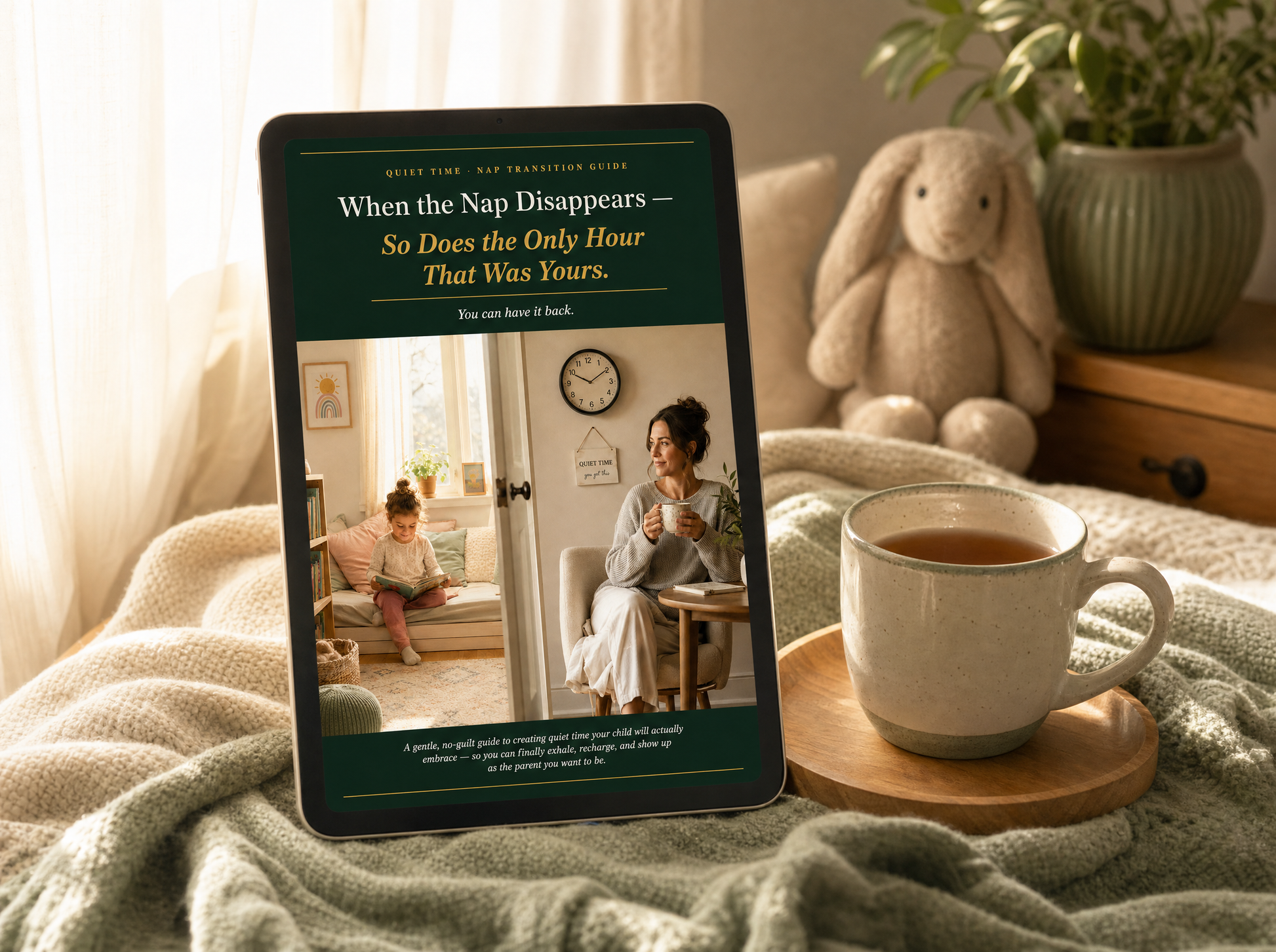 Nap transition guide interior page — 2 to 1 nap transition