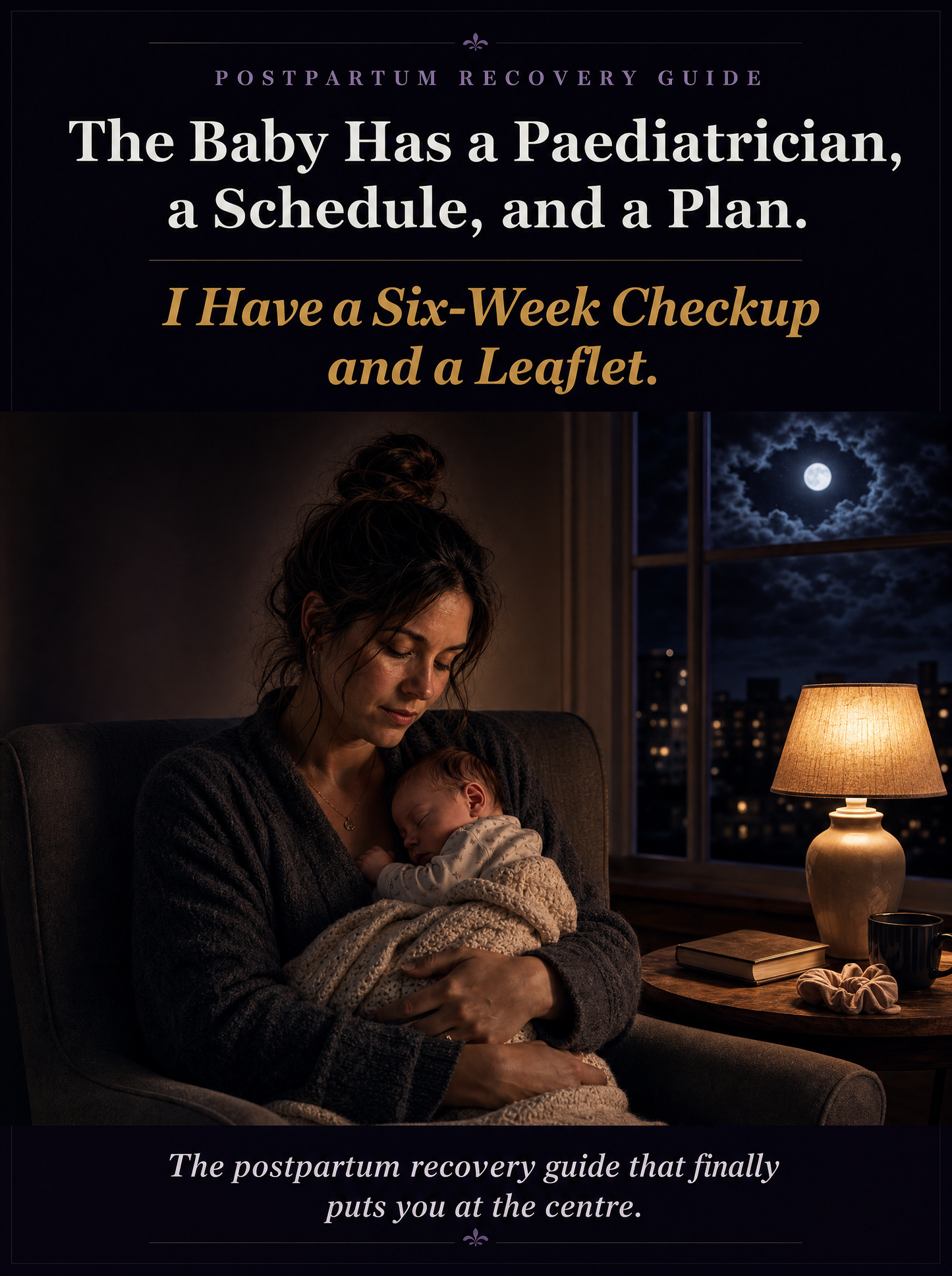 Maternal health guide interior page — nutrition and iron after birth