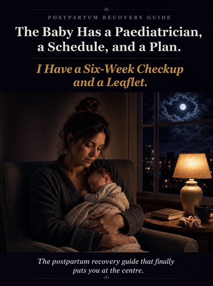 Maternal health guide interior page — nutrition and iron after birth