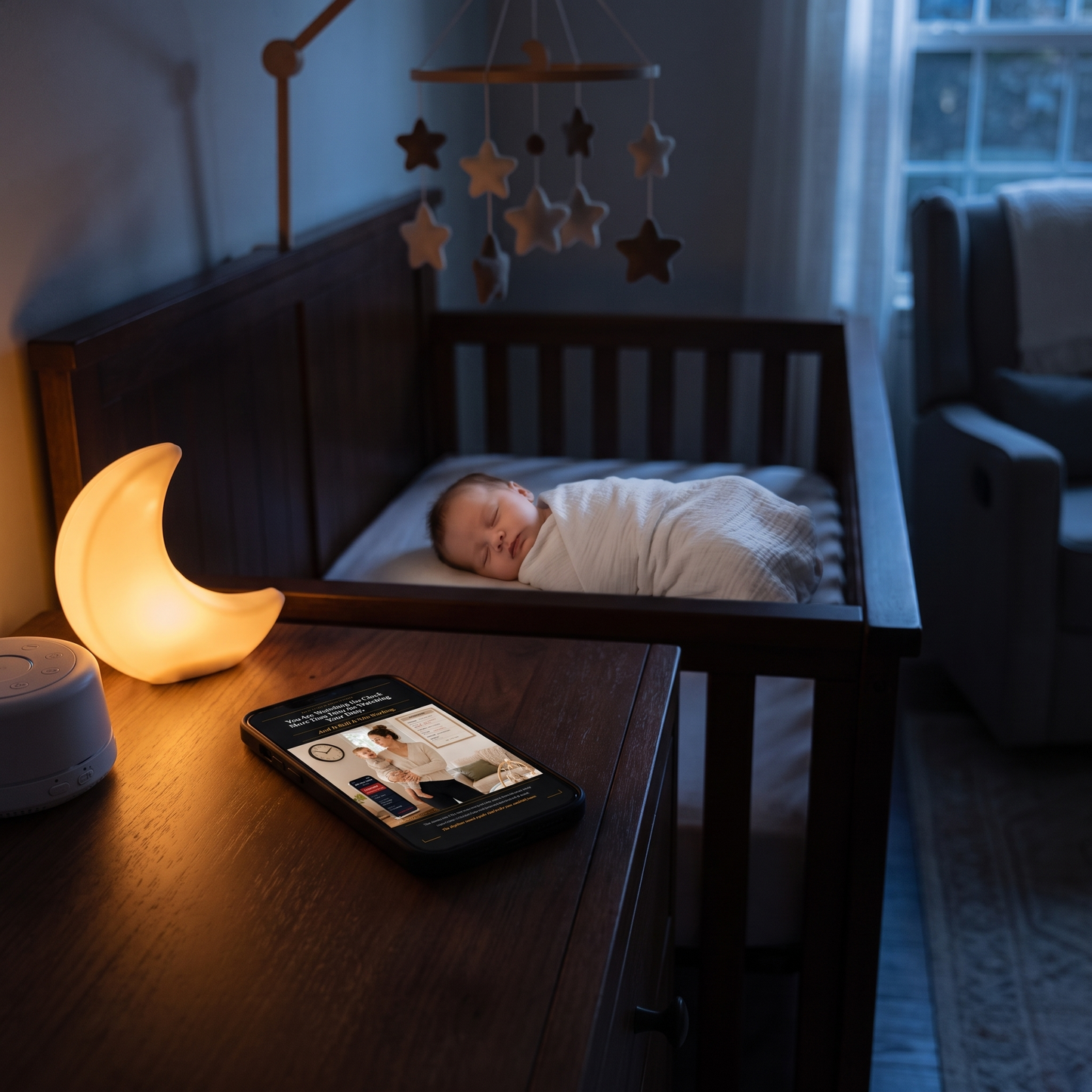 Baby sleep guide interior page — newborn wake windows