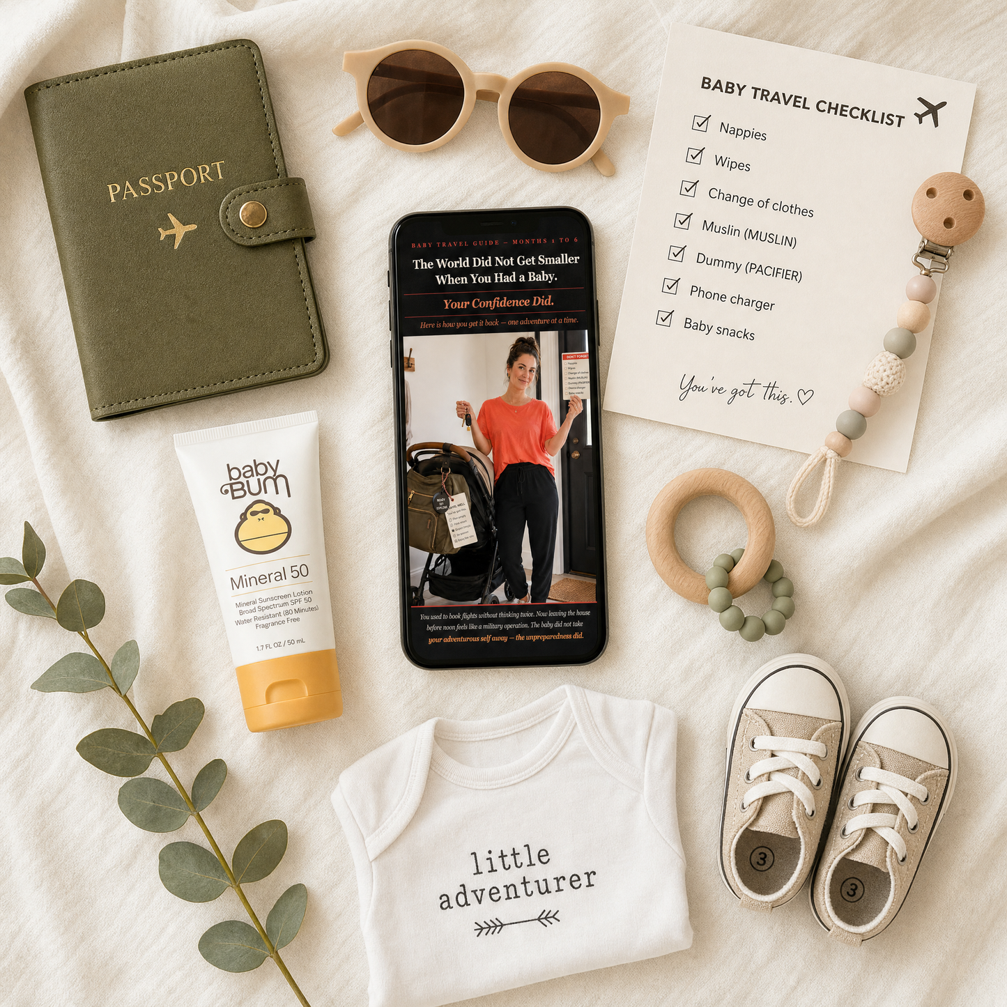 Leaving the house with a baby guide interior page — naps on the go