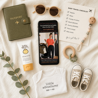 Leaving the house with a baby guide interior page — naps on the go