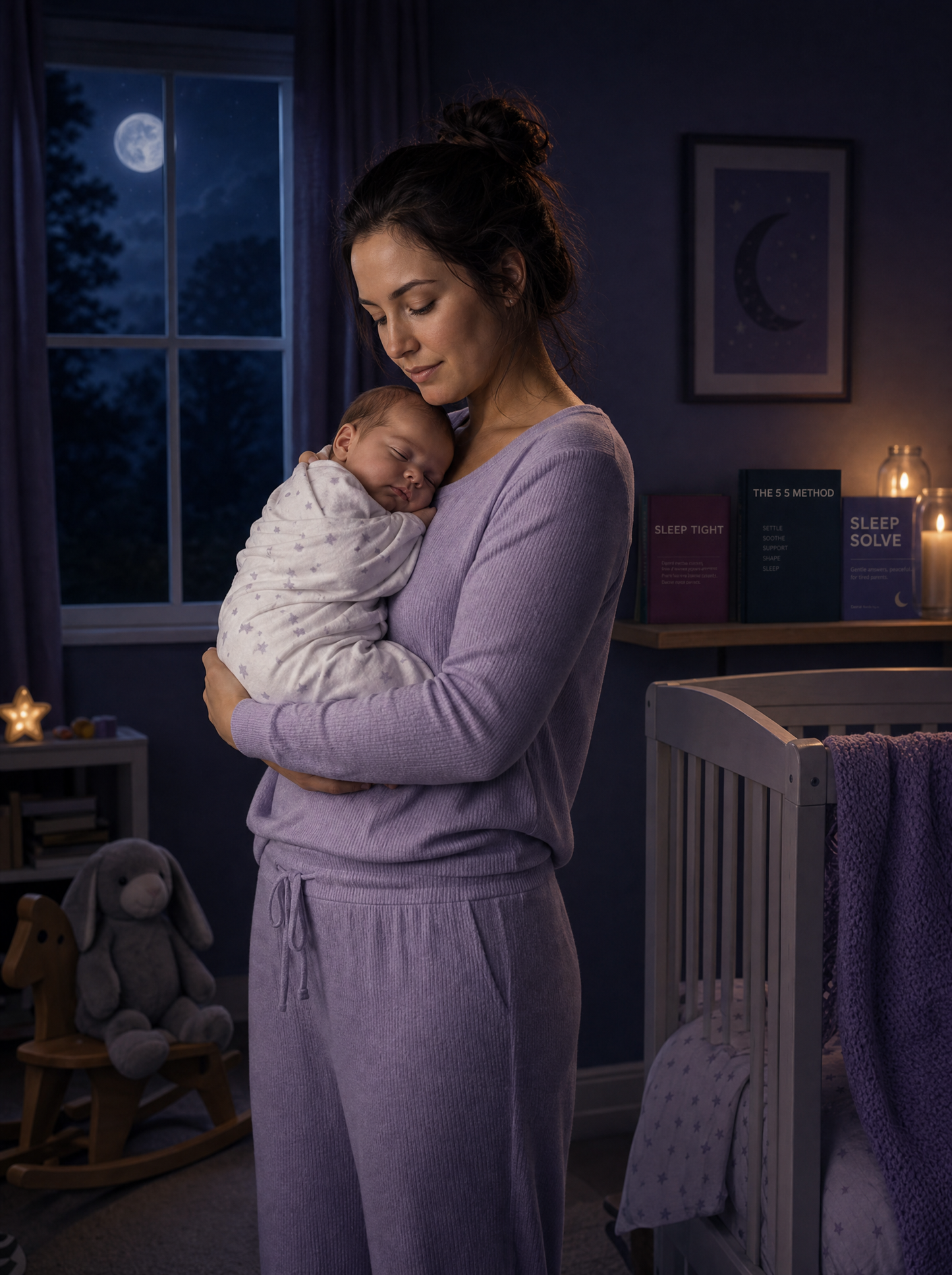 Gentle sleep training guide interior page — gradual withdrawal method
