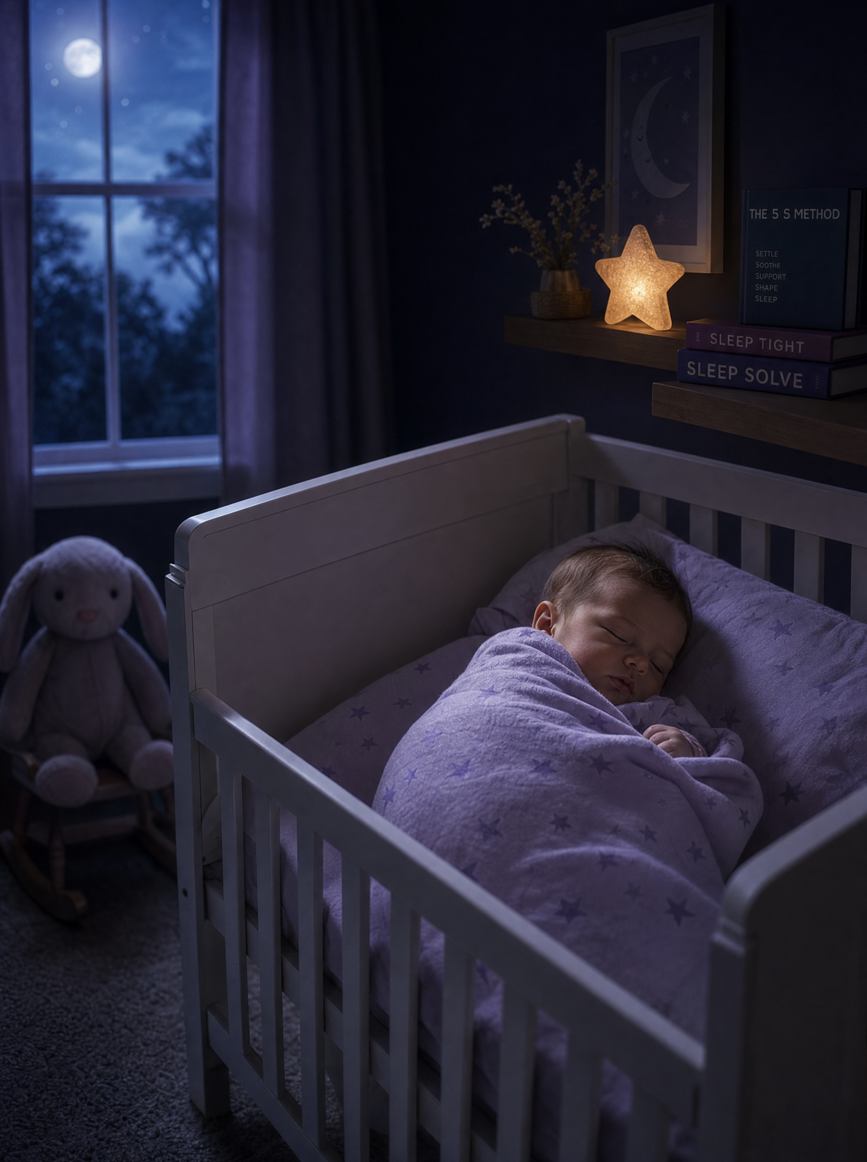 Gentle sleep training guide interior page — pick up put down