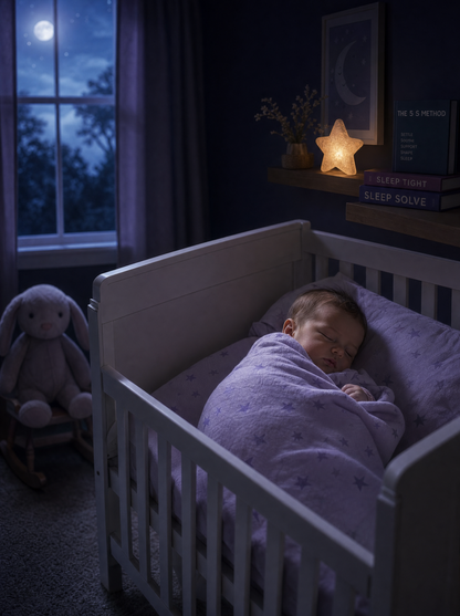 Gentle sleep training guide interior page — pick up put down